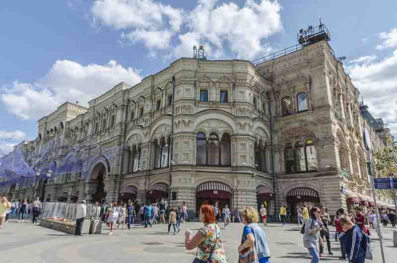 157 - Rusia - Moscu - centro comercial Gum